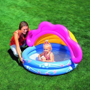 Бассейн детский надувной с тентом Sunshade Baby Pool