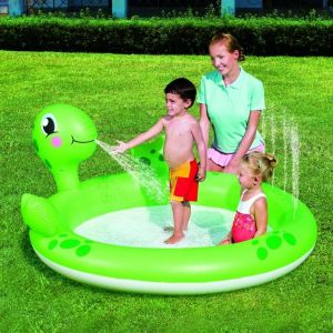 Бассейн детский надувной Interactive Turtle Play Pool